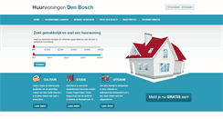 Desktop Screenshot of huurwoningendenbosch.nl