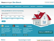 Tablet Screenshot of huurwoningendenbosch.nl